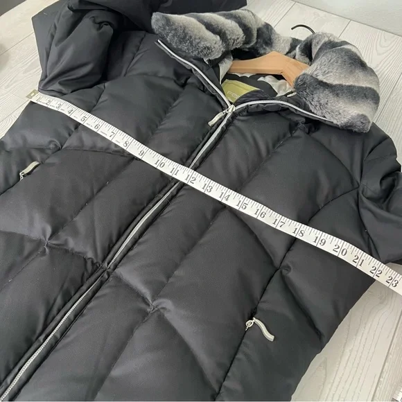 Fera Black Down Ski Jacket